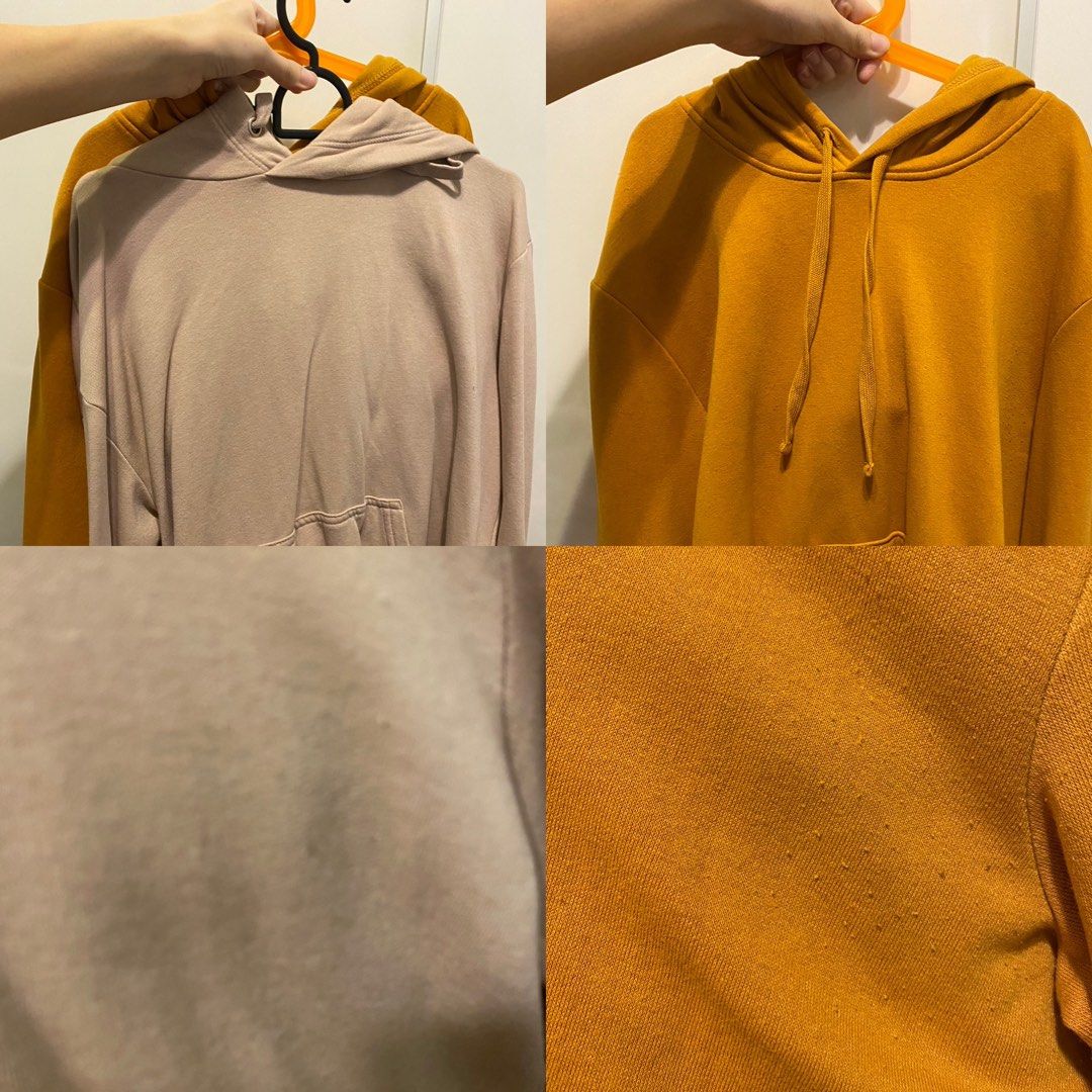 Mustard hoodie h&m shop
