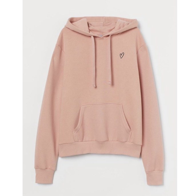 Hm store pink hoodie