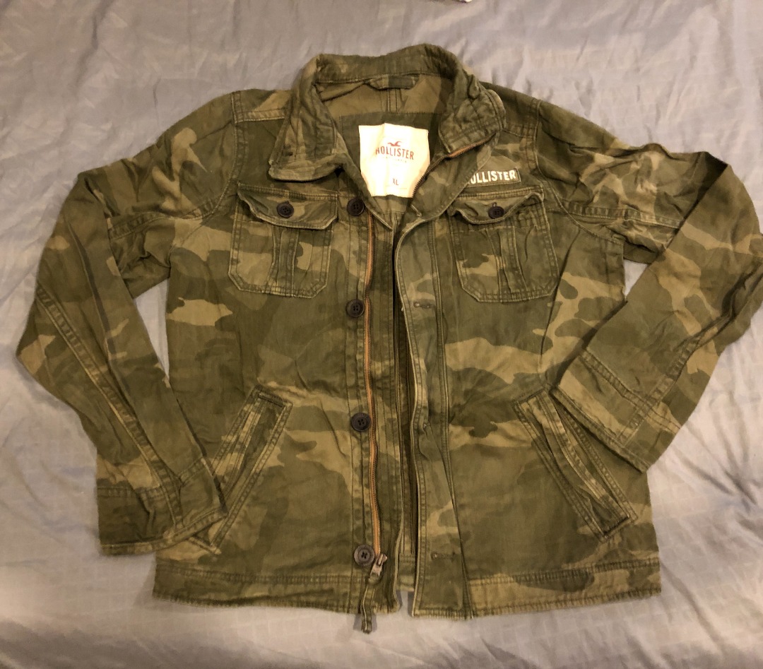 Mens coats and jackets hollister on sale