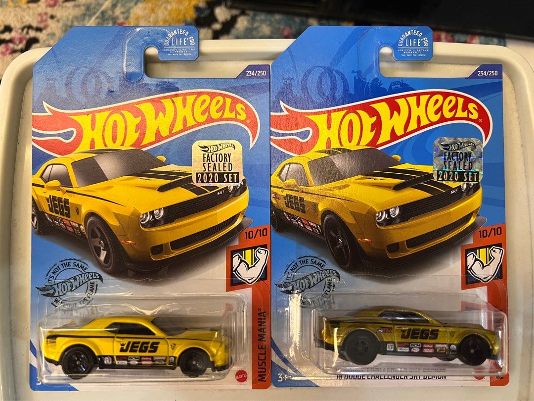 Hot wheels 18 dodge sale challenger srt demon treasure hunt