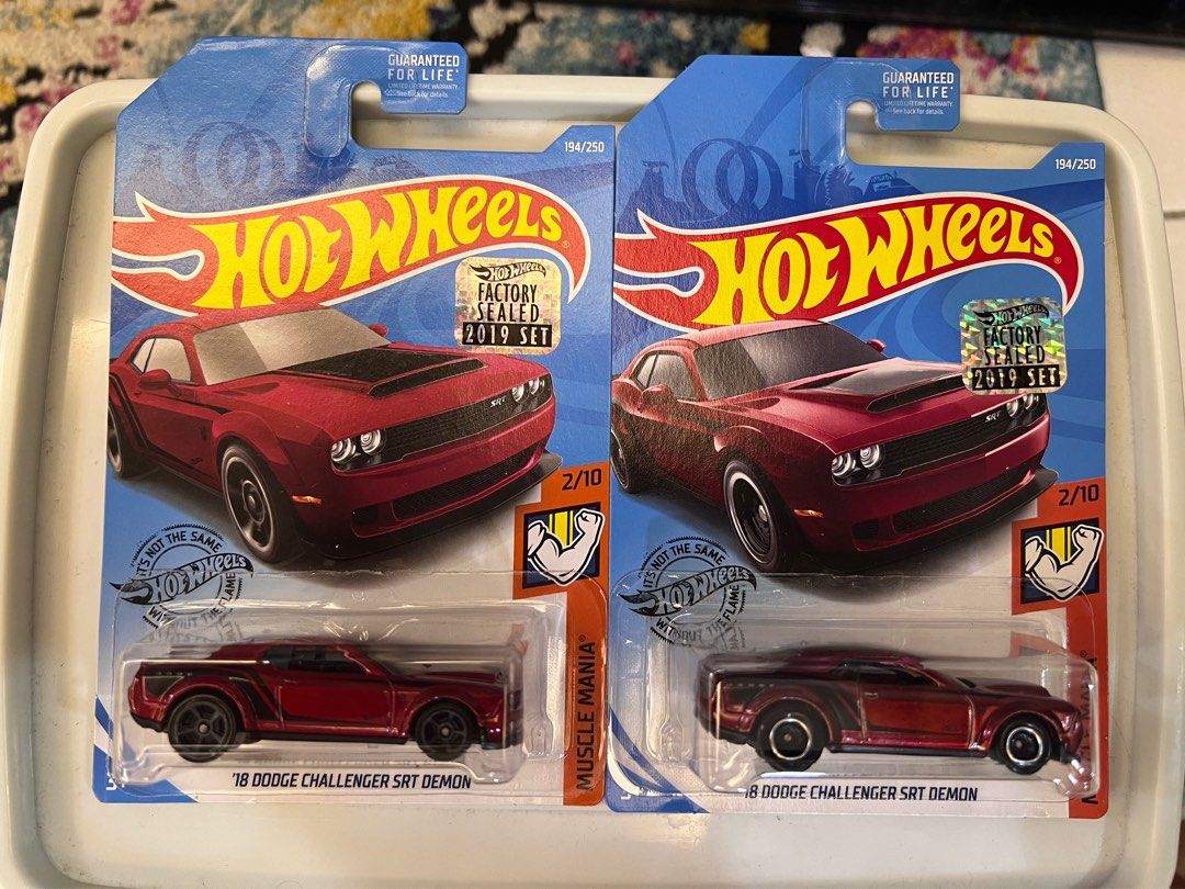 Hot wheels 18 dodge challenger srt demon treasure hunt store