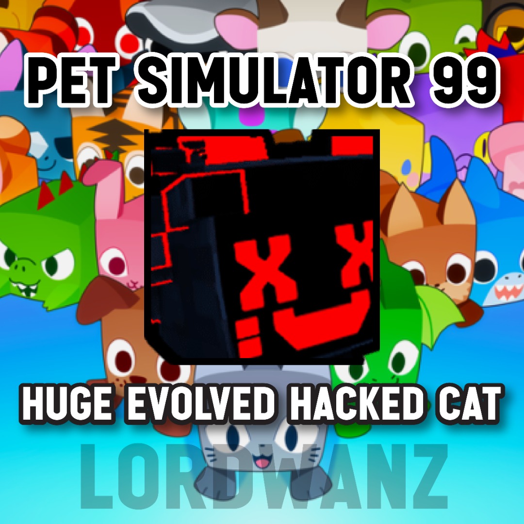 Huge Evolved Hacked Cat Pet Simulator 99, Video Gaming, Gaming Accessories, InGame Products on