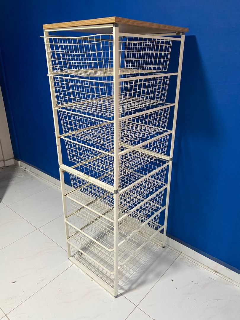 IKEA Metal Wire Basket Drawers, Furniture & Home Living, Furniture