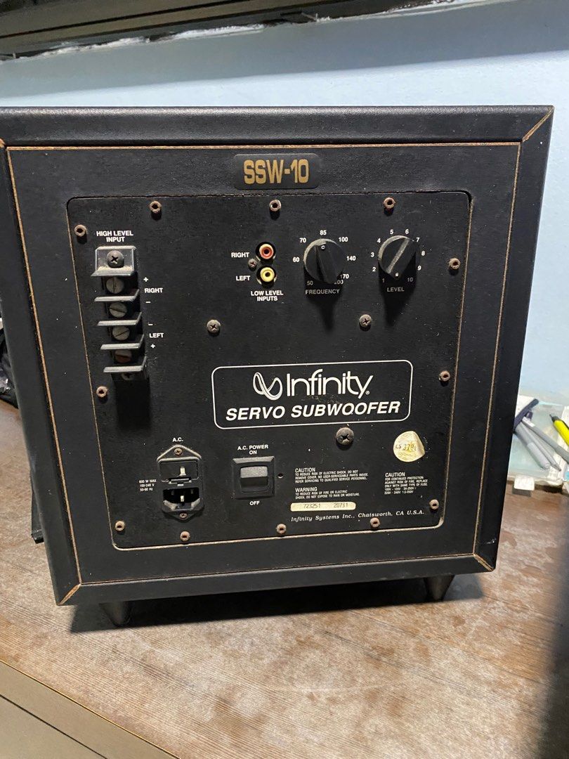 Infinity rs best sale 10 subwoofer