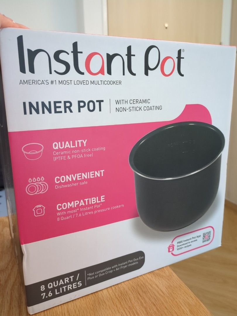 Instant Pot Inner Pot with Ceramic Non Stick Coating Furniture Home Living Kitchenware Tableware Cookware Accessories on Carousell