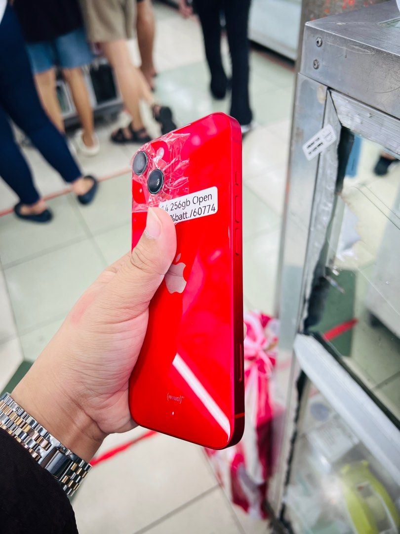 Iphone 14 256gb 100% bh fu (Category: iPhone 14 Series) located in San Juan City. Submitted by javedsgadgetshop (Listing ID 1274077325, Image 2). Description: OPEN FOR INSTALLMENT VIA CREDIT CARD/GGIVES & SWAP/TRADE-IN! WE BUY AND SELL ( ANYKINDS OF UNIT BINIBILI PO NAMIN)! PTPA : Padelete po f bawal Read ❗️Onhand ‼️ Iphone 14 •256gb •NTC Variant •100% batt health •Factory Unlock •95% Smoothness •No hidden issue | No Repaired •100% Authentic | No