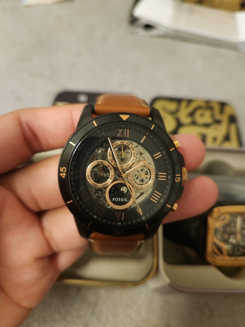 Jam fossil cheap automatic original
