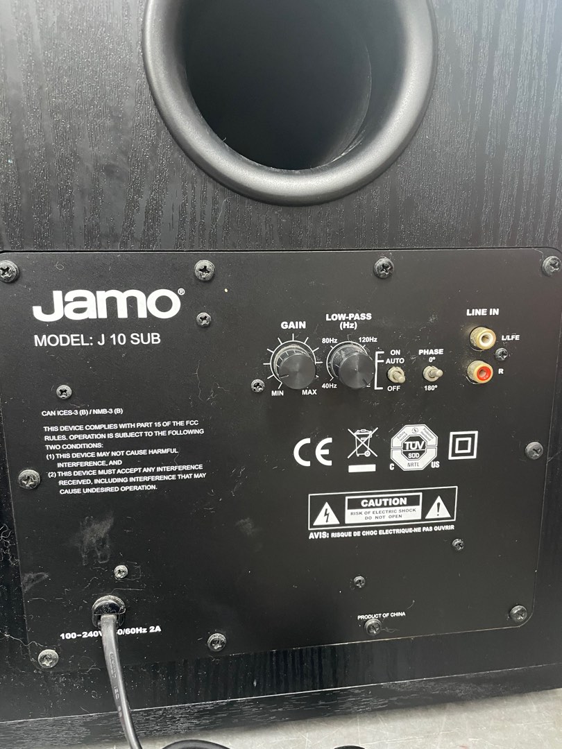 JAMO J10 Active Subwoofer, Audio, Soundbars, Speakers & Amplifiers on