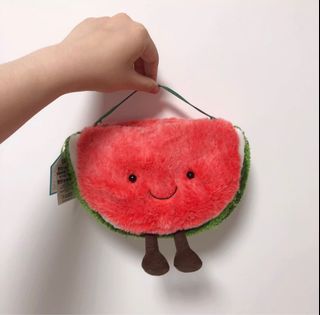 Jellycat watermelon clearance bag charm