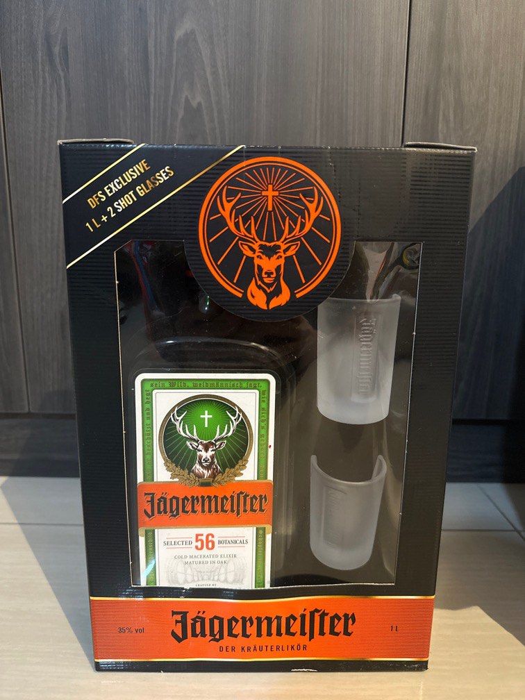 Jägermeister 1L, Food & Drinks, Beverages on Carousell