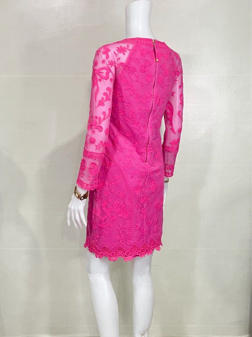 chinese dress ladies Juicy Couture Towel Terry Lace Trim Tiered Dress