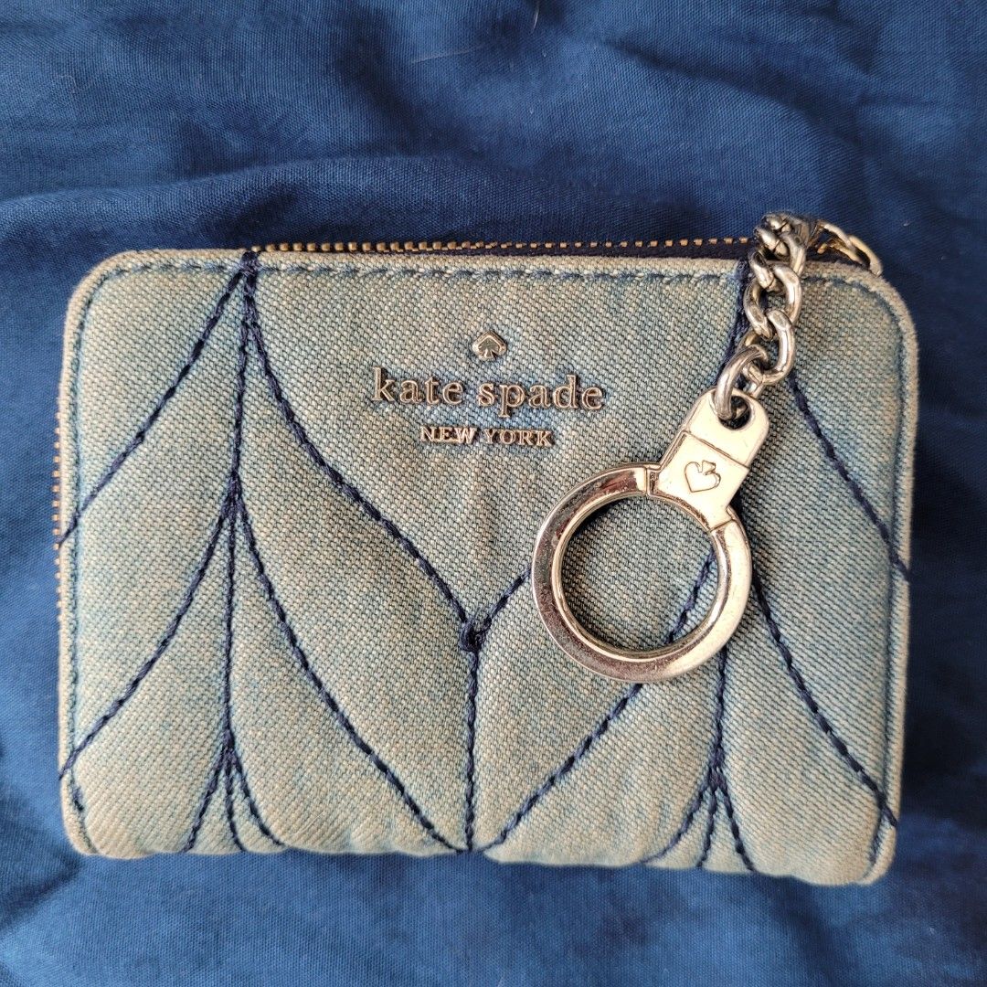 Kate Spade Briar Lane Quilted Denim Dani Wallet