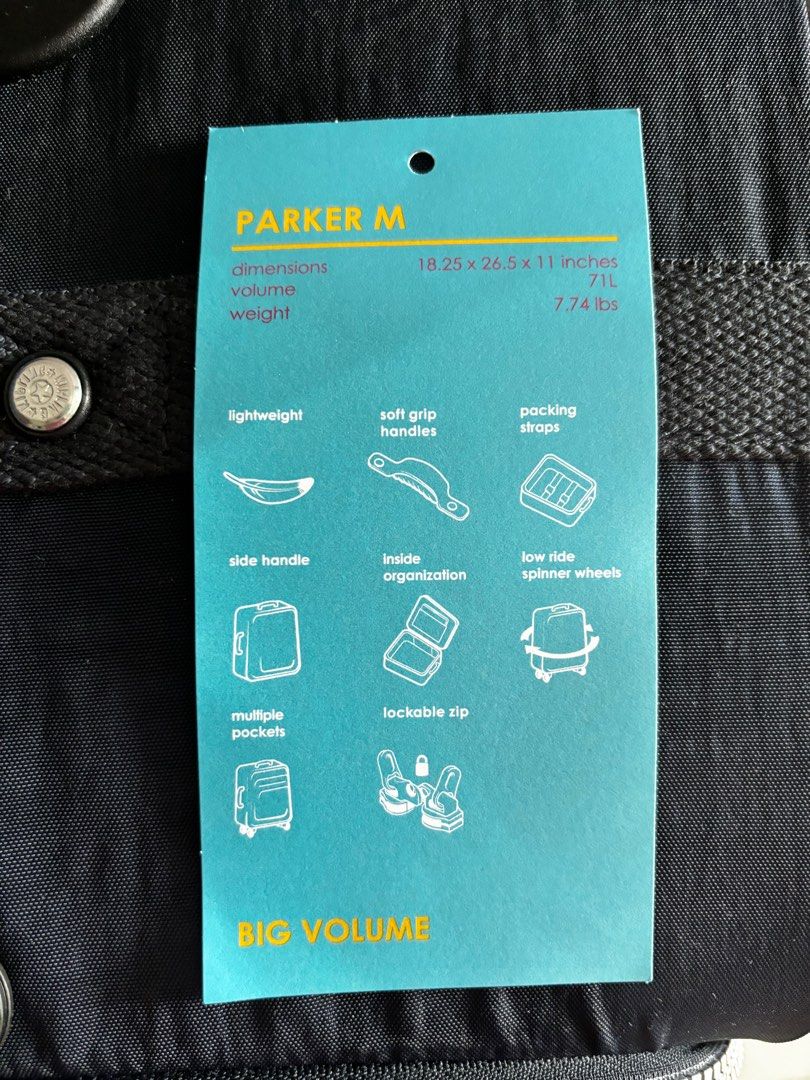 Kipling Parker M Luggage Hobbies Toys Travel Luggage on Carousell