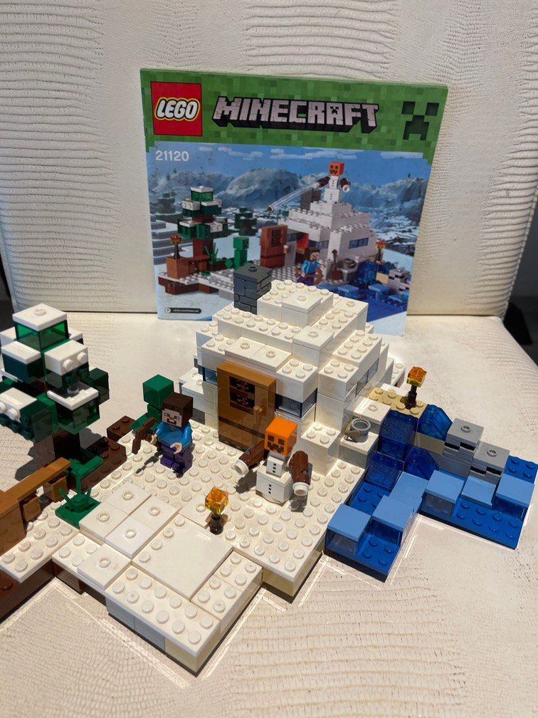 Lego minecraft the snow hideout top