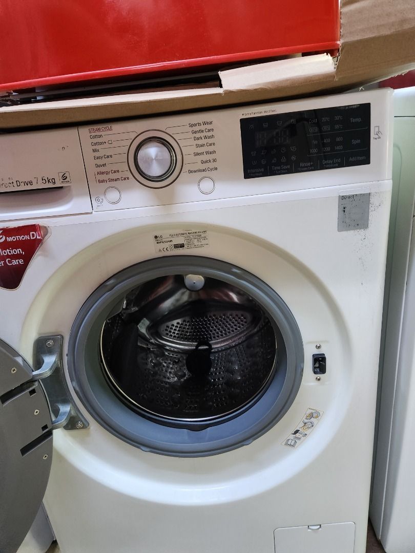 LG Washer 7.5kg FC1475S4W TV Home Appliances Washing Machines