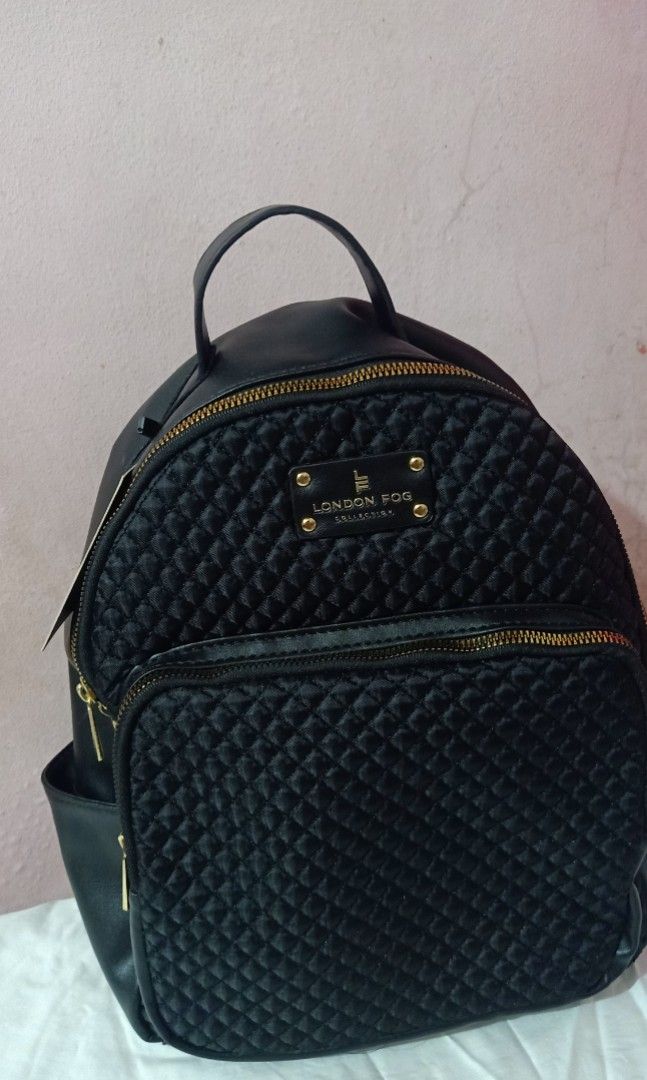 London fog leather backpack sales