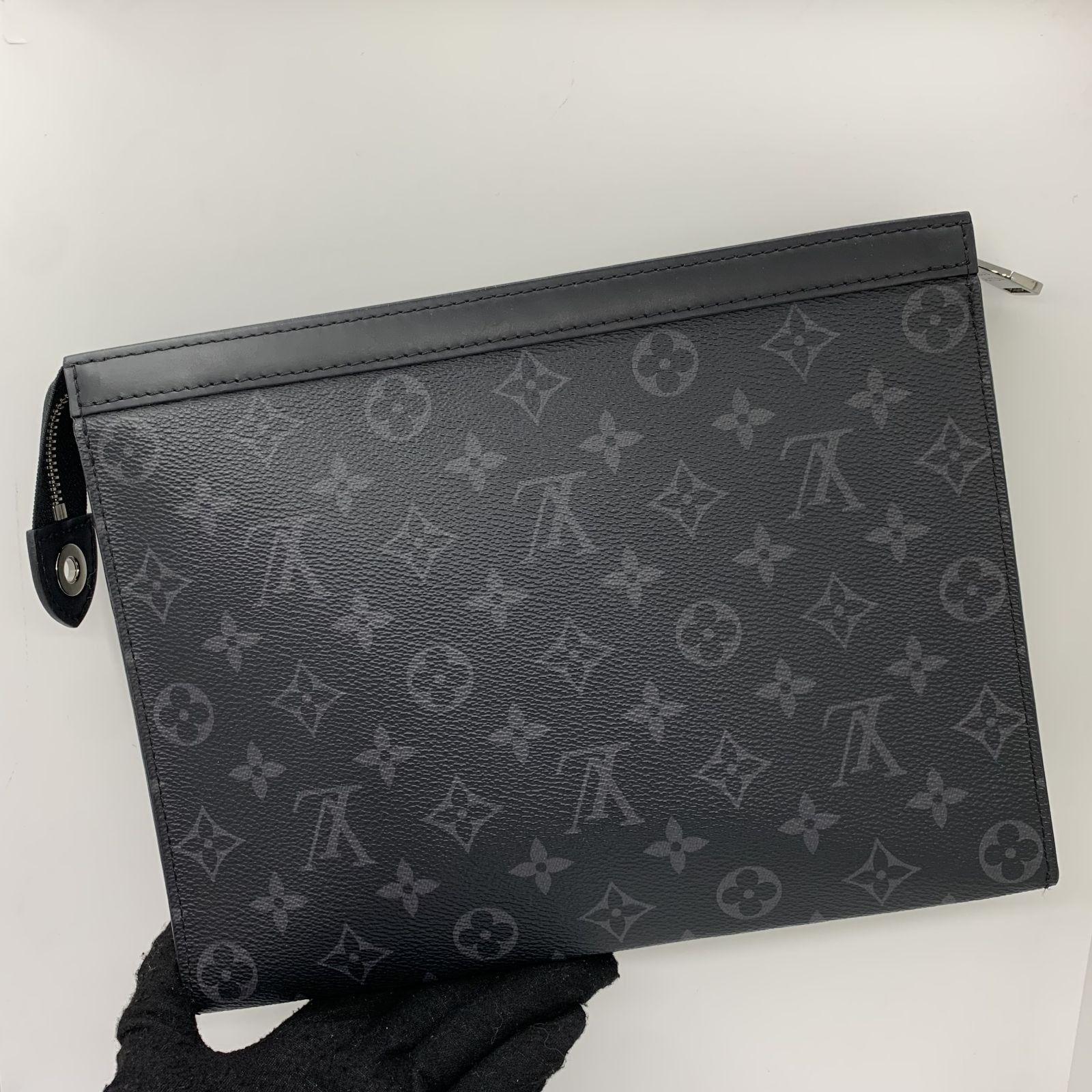 LOUIS VUITTON M61692 BLACK ECLIPSE VOYAGE MM POCHETTE POUCH 237041448 JE Luxury Bags Wallets on Carousell