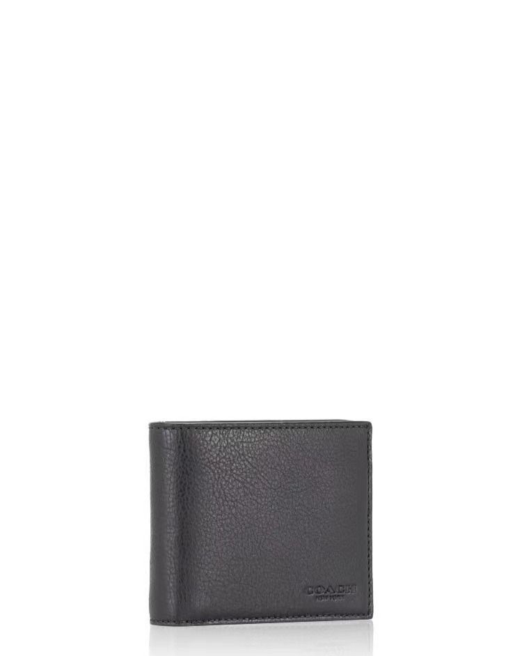 Coach boxed compact id wallet with trigger snap key fob outlet