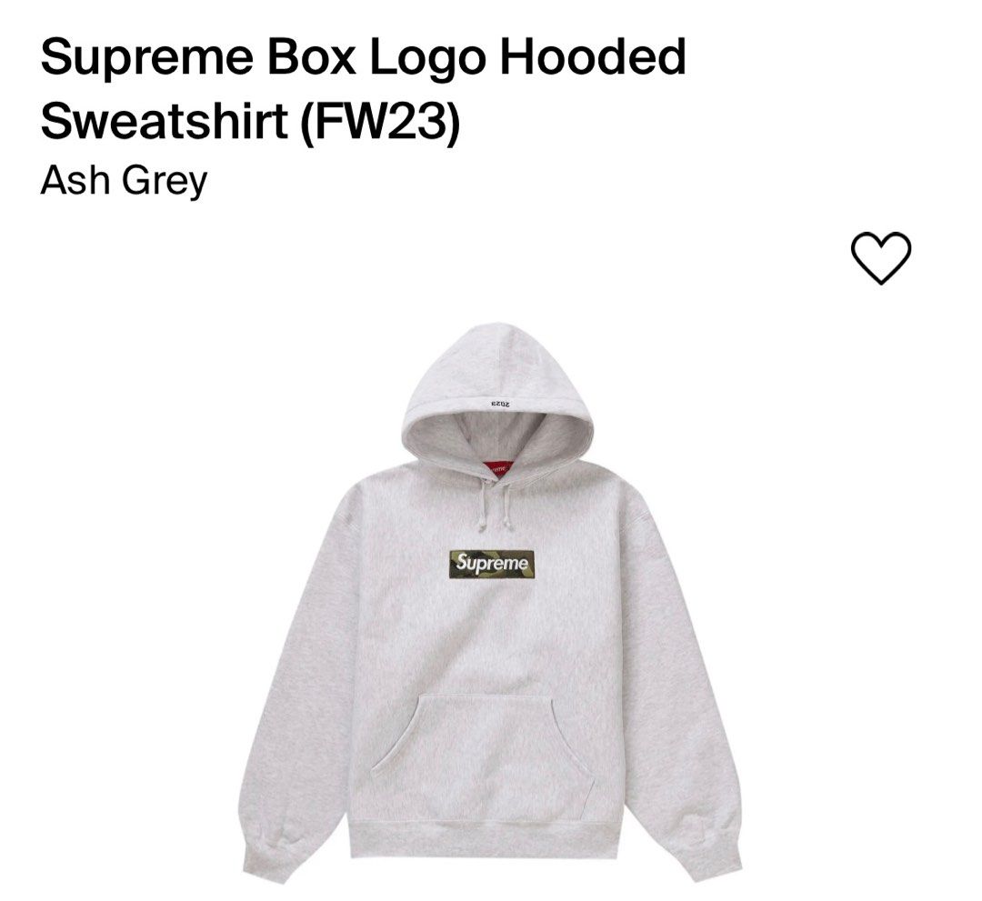 Supreme box logo deals hooded sweatshirt camo
