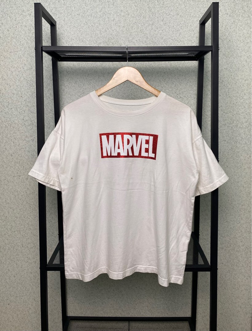 Marvel Box Logo Shirts Women s Fashion Tops Shirts on Carousell