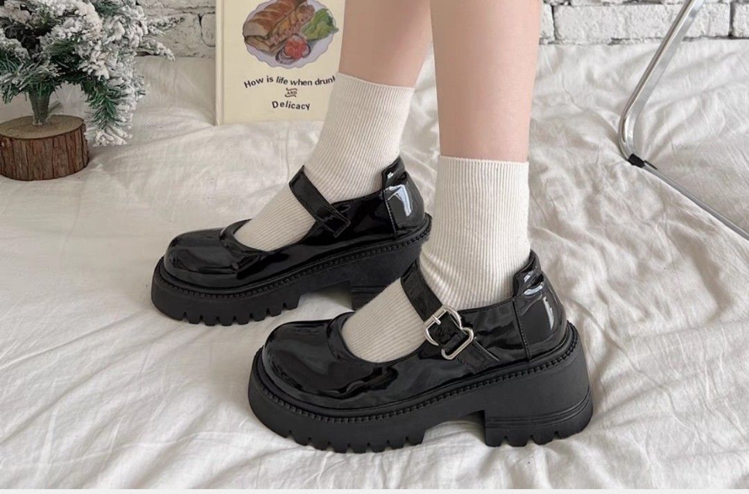Mary Jane Glossy Woman shoes Women s Fashion Footwear Flats on