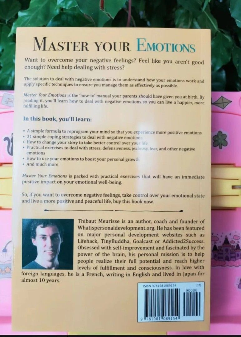Master Your Emotions: A Practical Guide to Overcome Negativity and ...