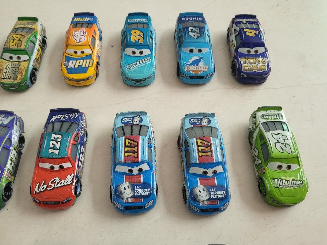 Mattel Disney Pixar Cars 1, 2, 3 Movie Old Generation Racer Cars