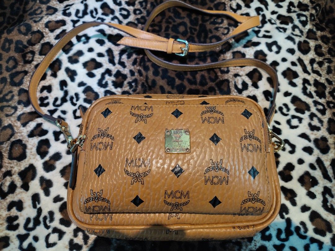 McM crossbody bag Luxury Bags Wallets on Carousell