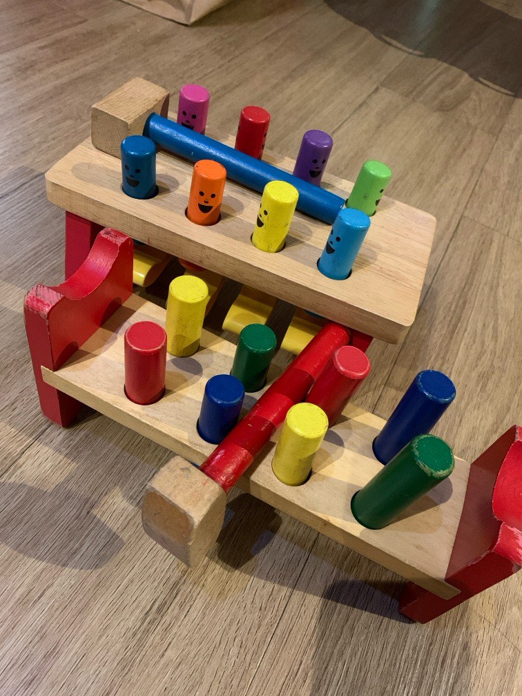 Melissa and doug wooden hammer discount set