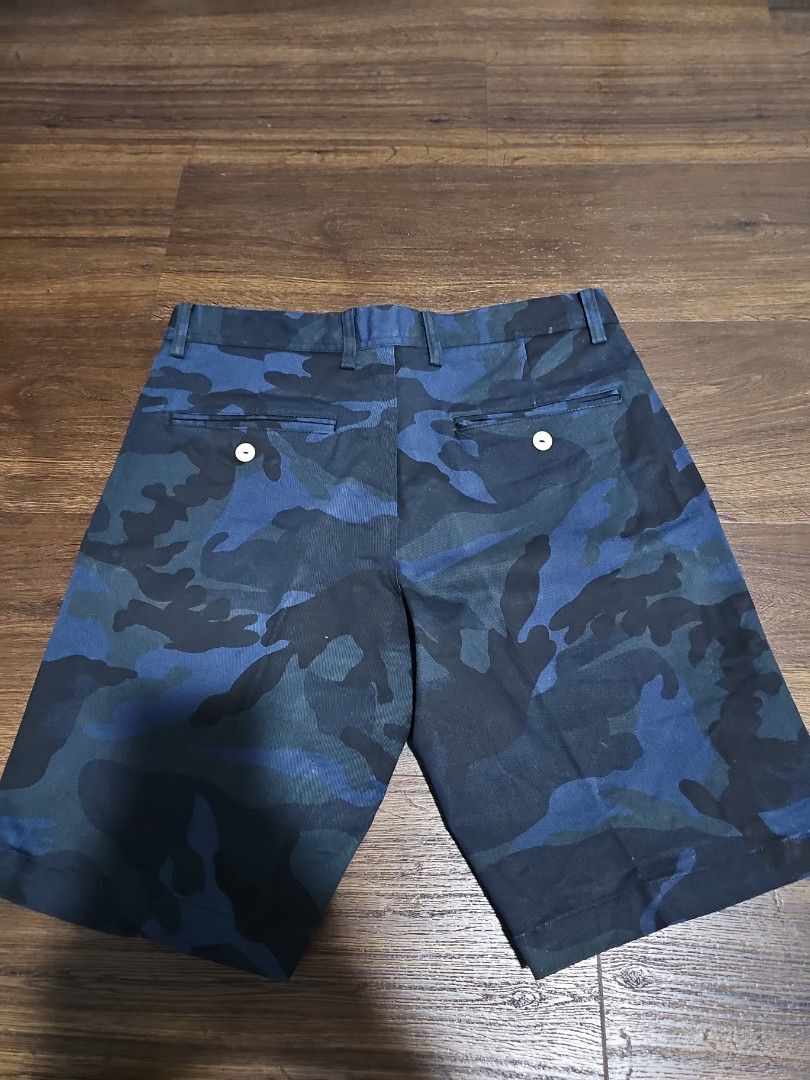 Mens grey cheap camo shorts