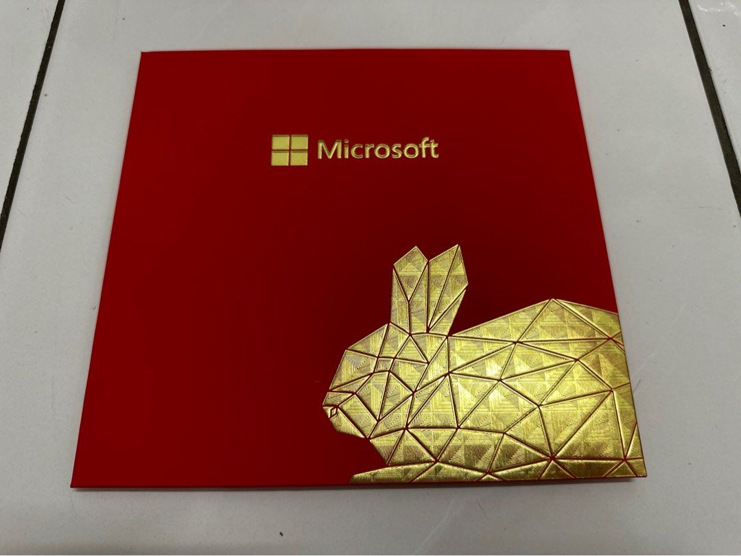 Microsoft rabbit Ang pow set 2023, Hobbies & Toys, Stationery & Craft ...