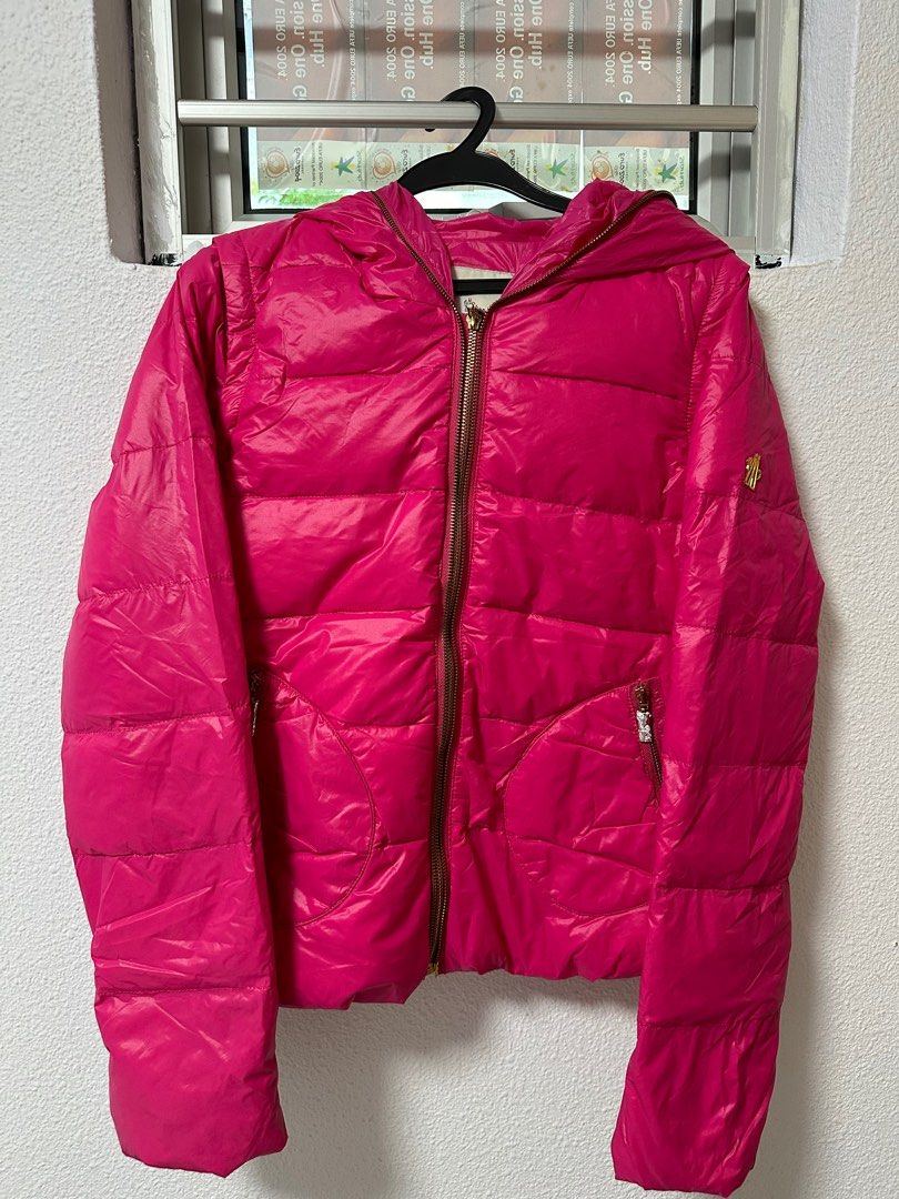 Moncler short jacket in pink Women s Fashion Coats Jackets and