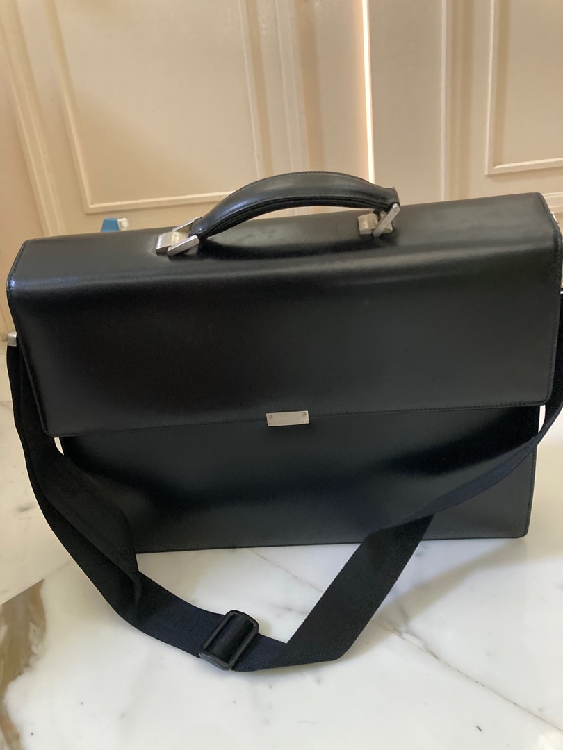 Montblanc business briefcase , Men's Fashion, Bags, Briefcases on Carousell