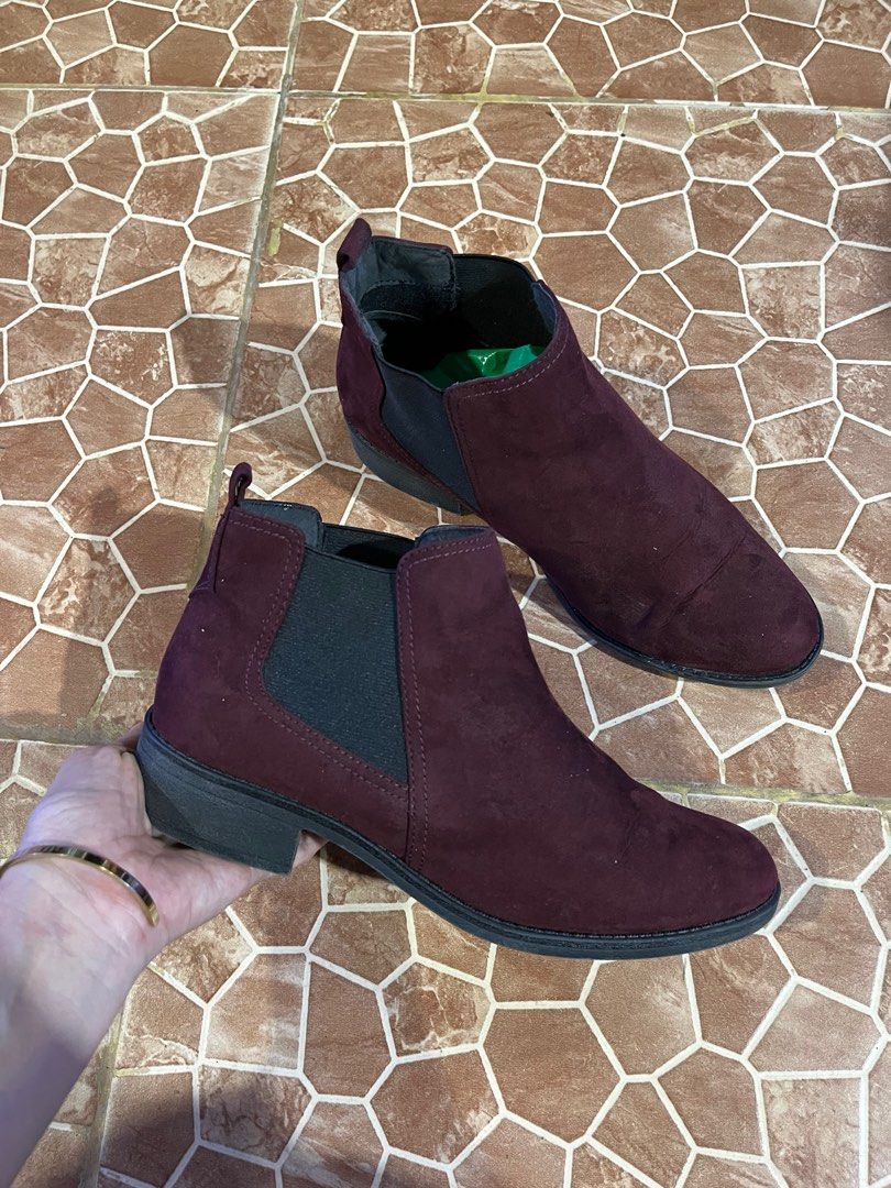 M S Boots wanita Fesyen Wanita Sepatu di Carousell