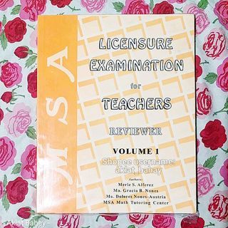 MSA Licensure Examination for Teachers (LET) Reviewer Volume 1 [BRANDNEW]
