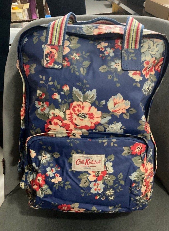 New original Cath Kidston large floral waterproof beach bag school bag laptop bag beach bag spacious large Backpack with laptop internal pocket