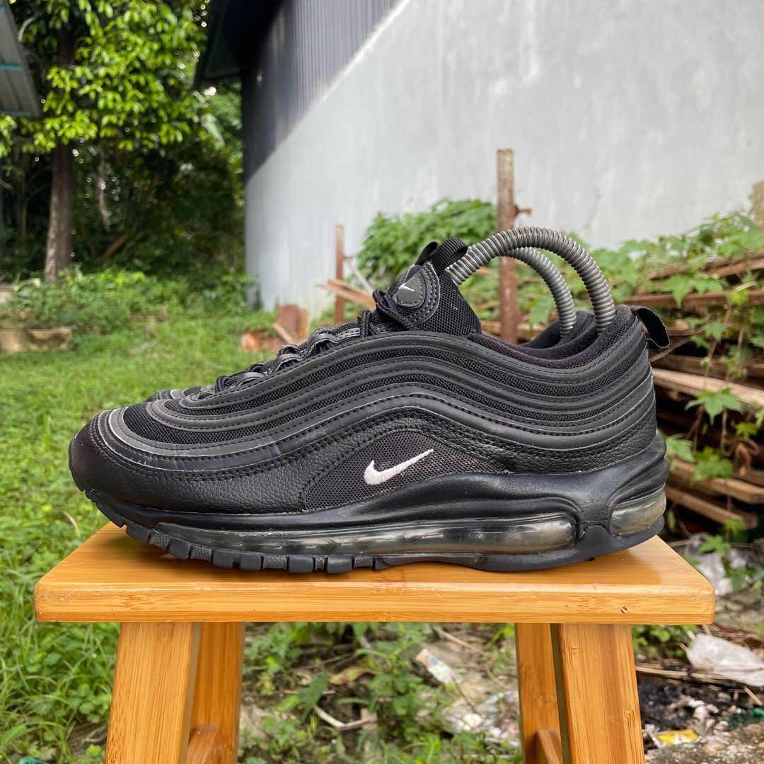 Nike air max 97 triple black womens clearance