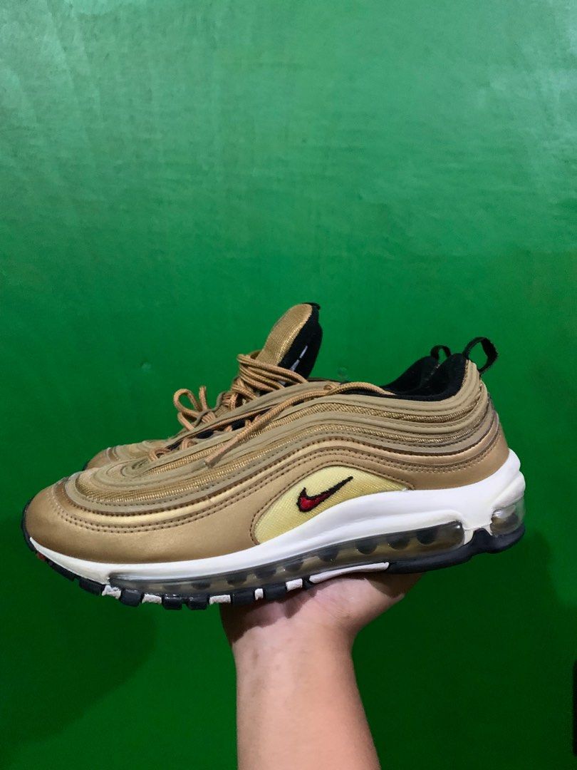 Nike Air Max 97 OG QS Metallic Gold 2017 885691 700 Women s