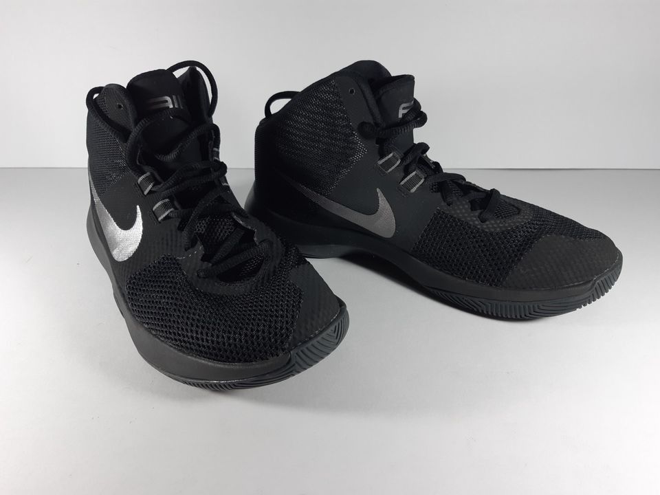 Nike Air Precision NBK Premium Black + Cool Gray Basketball Shoes ...