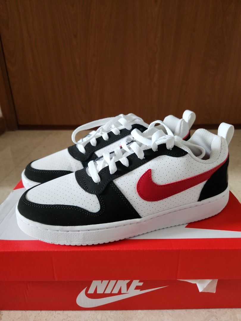 Red black and white nike sneakers on sale