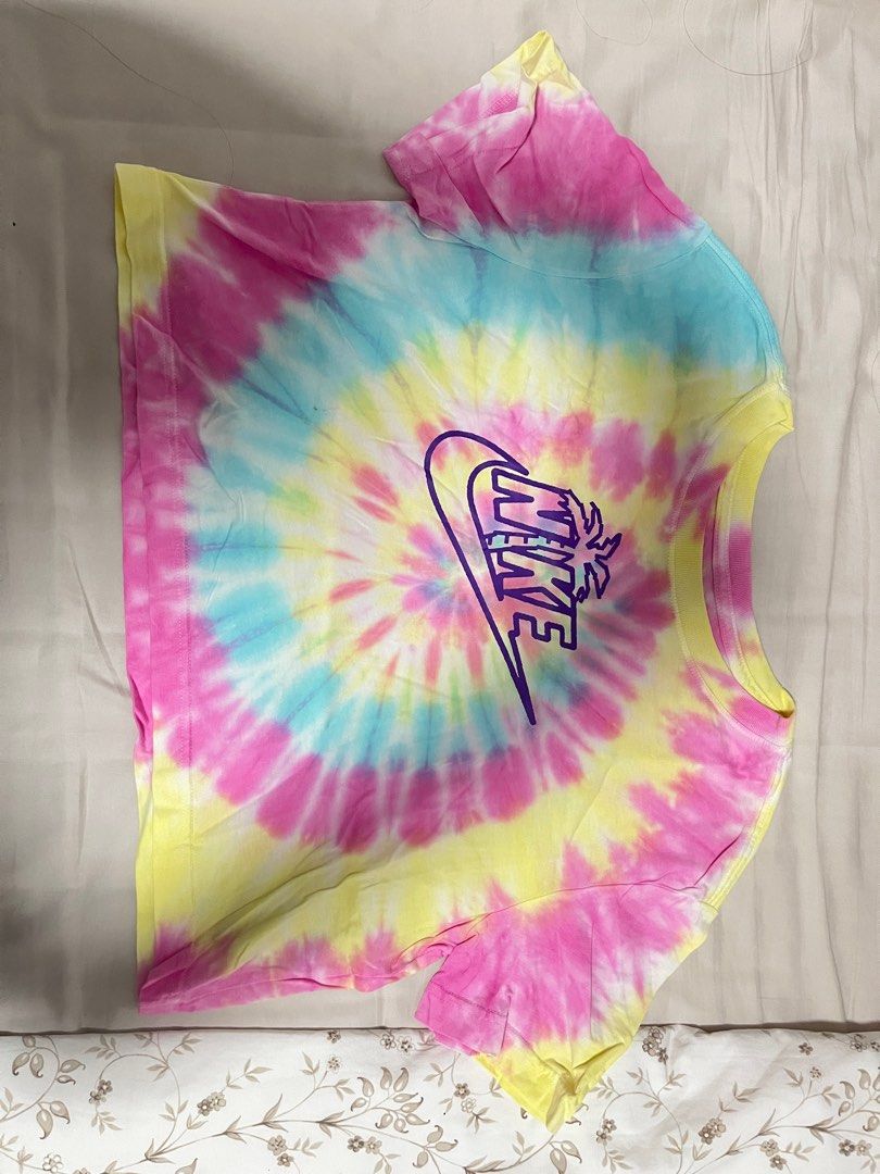 Nike Tie dye Crop Top Women s Fashion Tops Shirts on Carousell