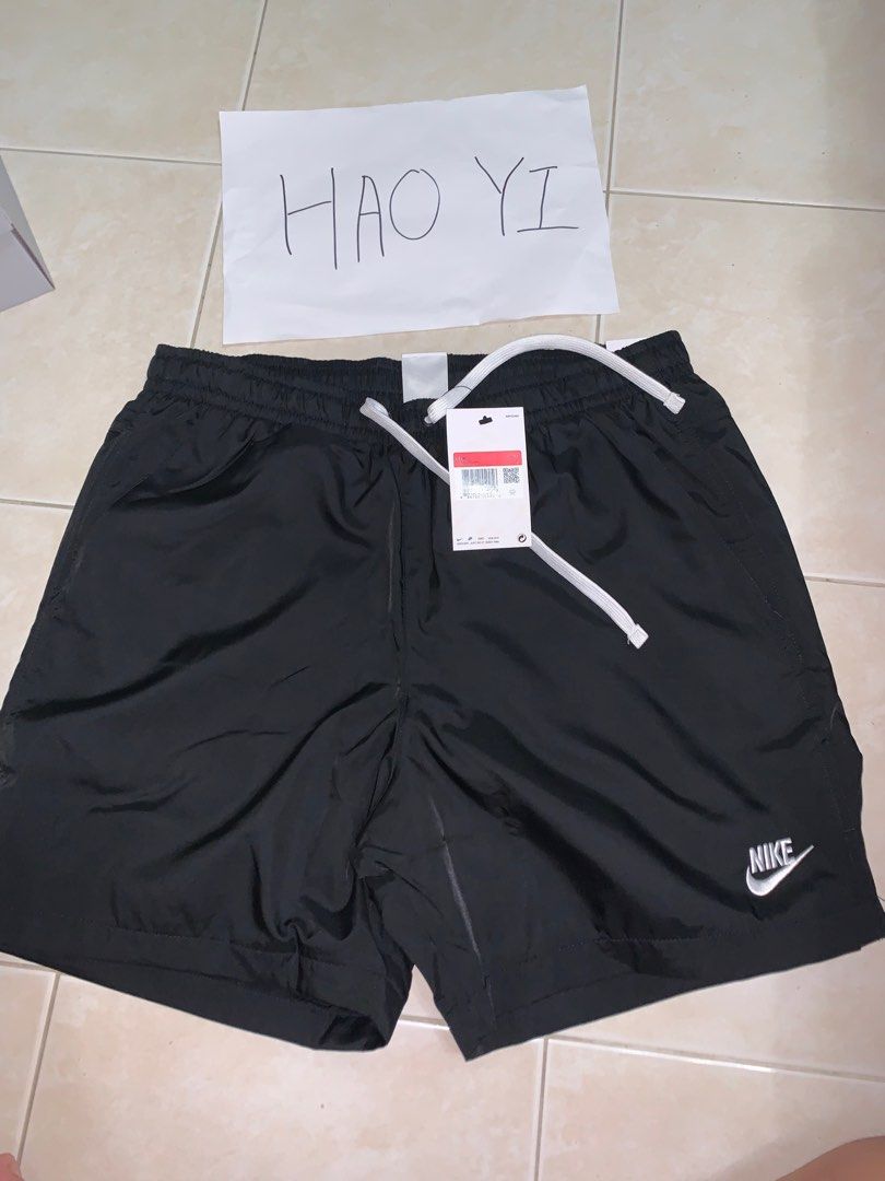 Nike woven shorts black hot sale