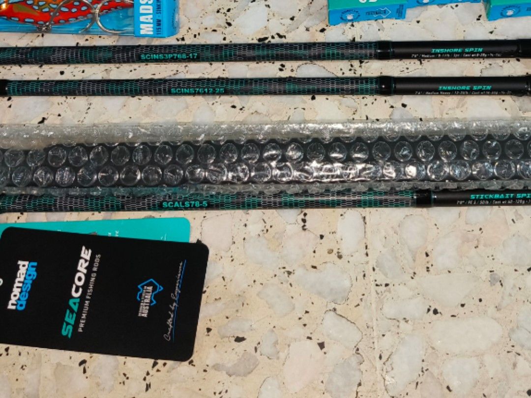 Nomad Design Tackle Seacore Spinning Rod, Sports Equipment