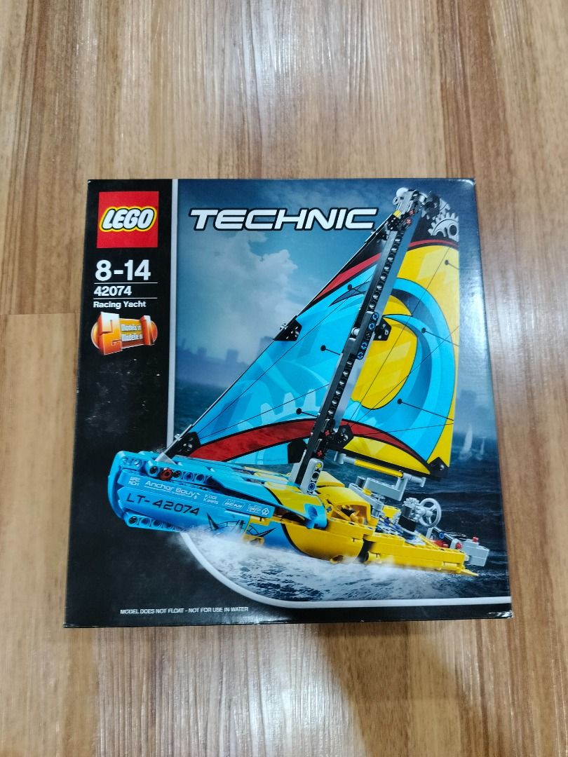 Lego technic racing yacht 42074 building kit clearance