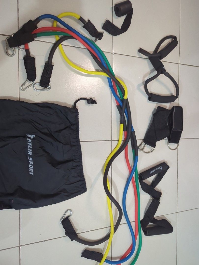 (Old) Kylin Sport Resistance Band Set, Sports Equipment, Exercise