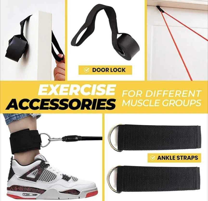 (Old) Kylin Sport Resistance Band Set, Sports Equipment, Exercise