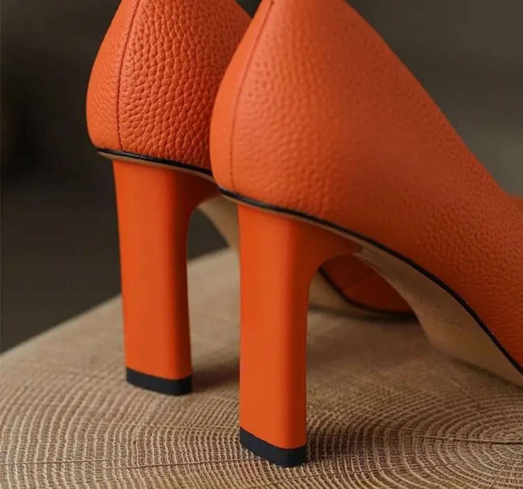 Orange heels deals size 12