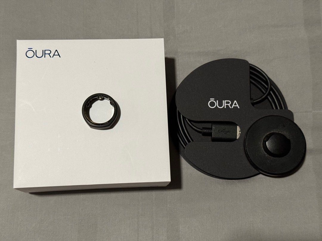 Oura Ring Gen 3 Heritage Stealth (Matte Black) Ring Size 10, Men's