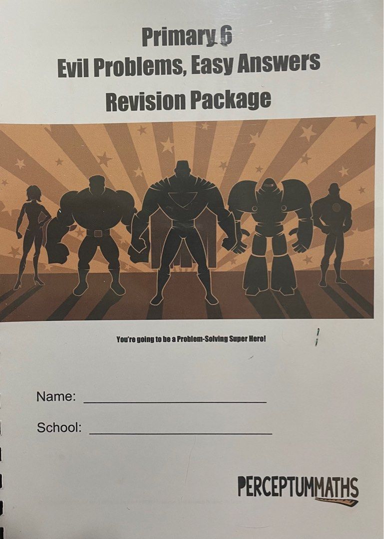 P6 / PSLE Perceptum Maths Revision notes, Hobbies & Toys, Books ...