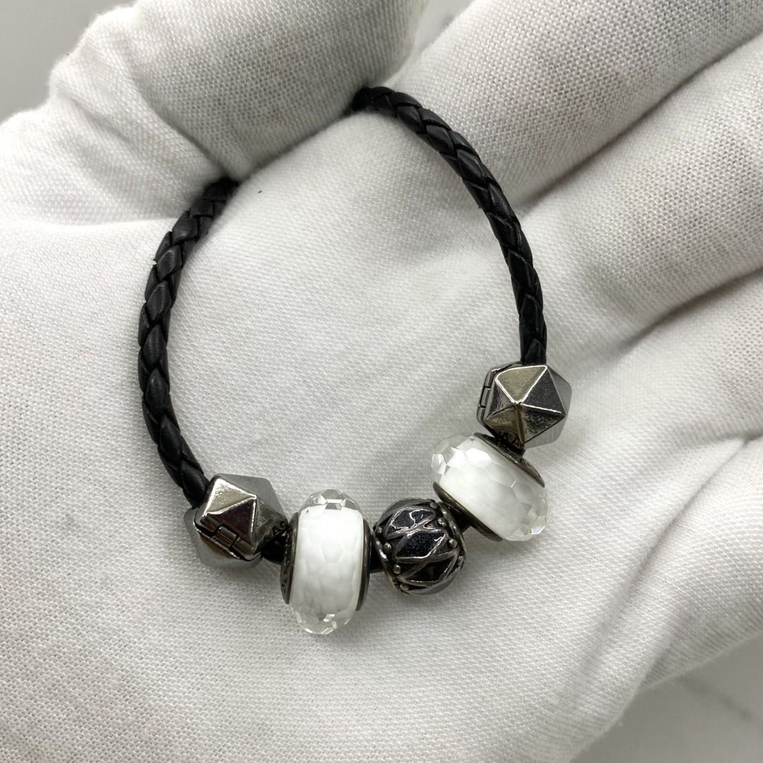 Pandora mens leather necklace online